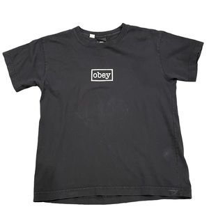 OBEY box logo black t-shirt
